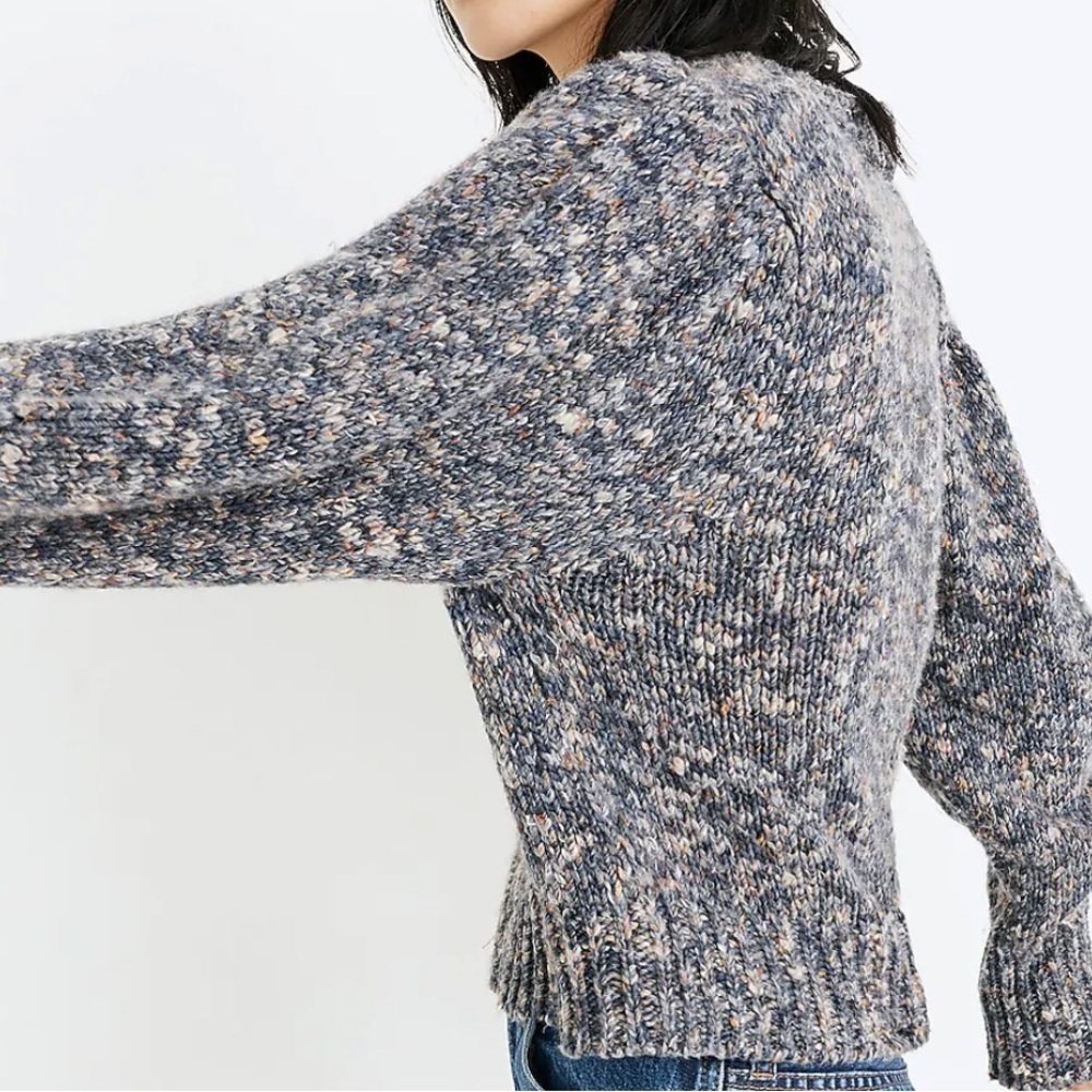 SOLD Madewell Pleat Shoulder Pullover Sweater XXS - Picture 2 of 15